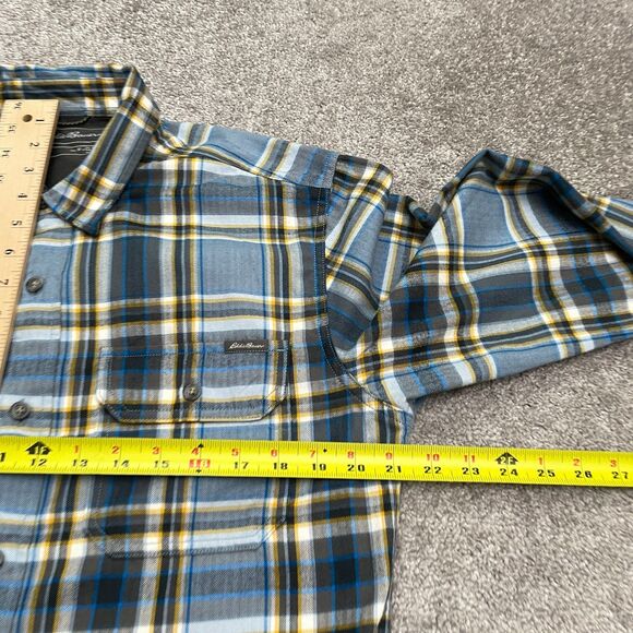 Eddie Bauer Classic Fit Flannel Shirt Men Medium Multi Plaid Casual Outdoor NWOT - Picture 10 of 13